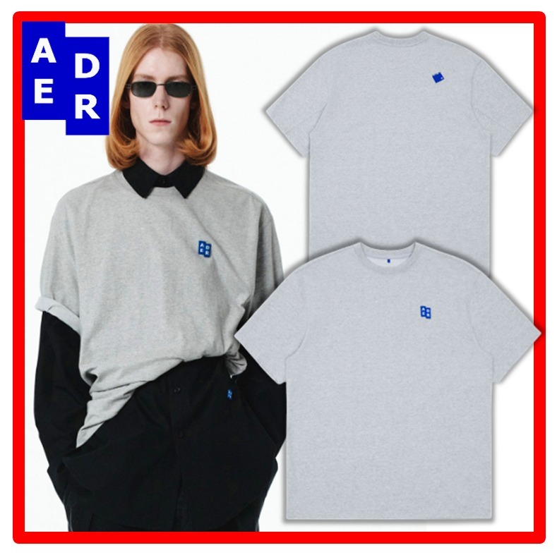 ★人気★【Ader Error】★Sig; TRS Tag t-shir.t 01★GREY★