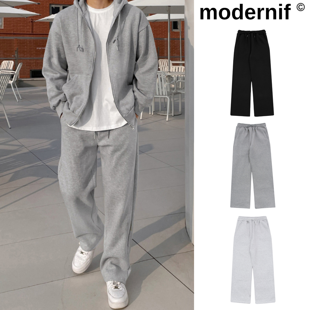 【MODERNIF】Cent Wide Sweatpants