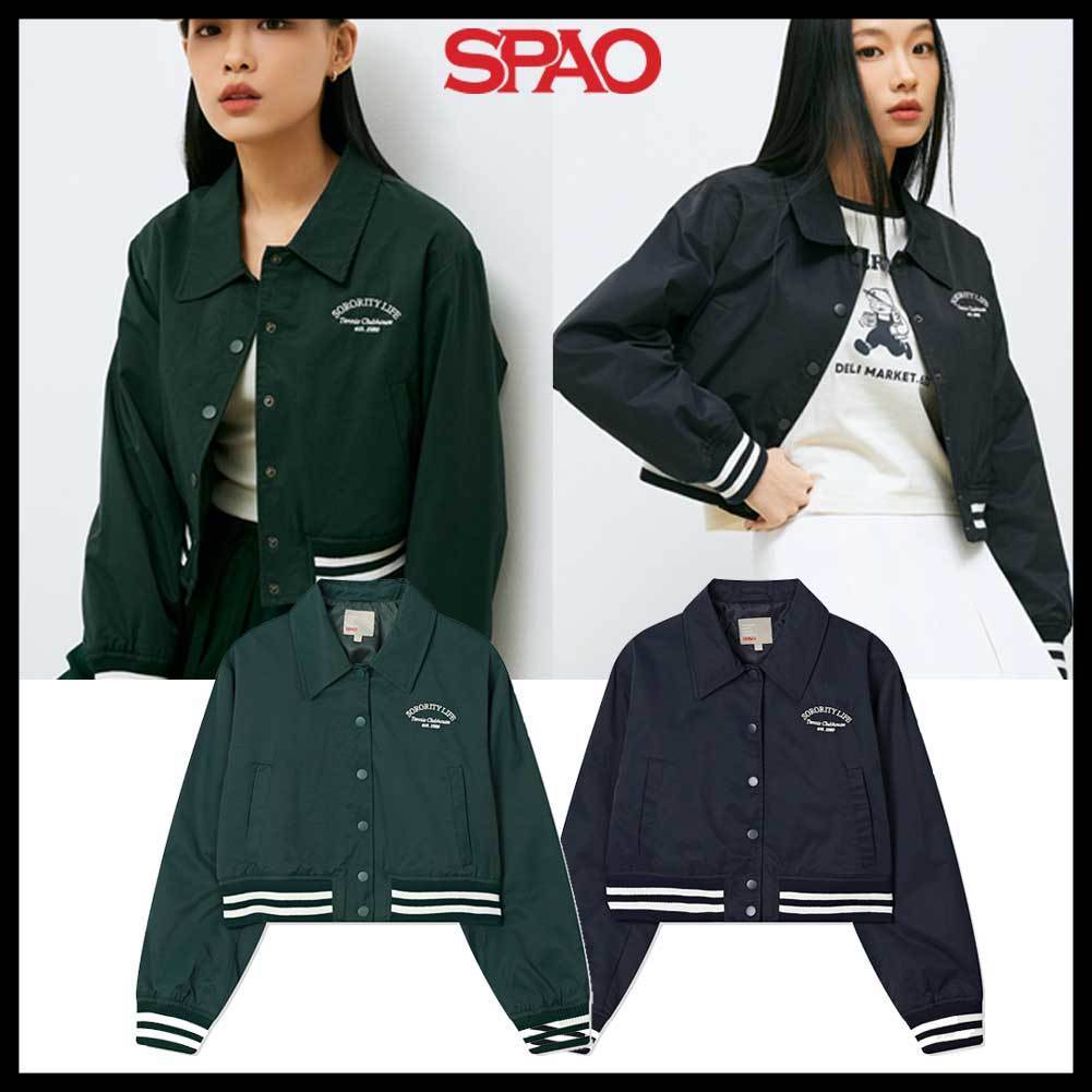 23SS●SPAO●EMBROIDERED VARSITY JUMPER ジャケット 韓国発