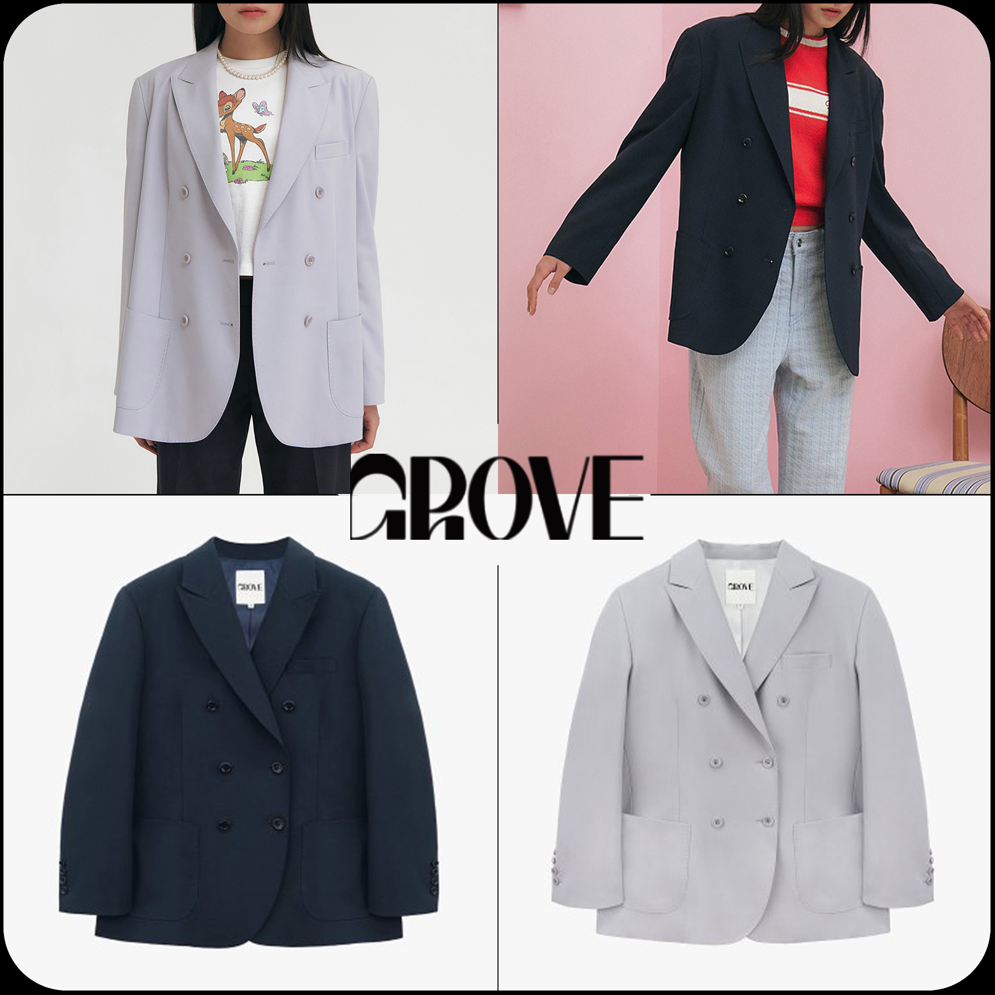 [GROVE]★23SS ROW JACKET