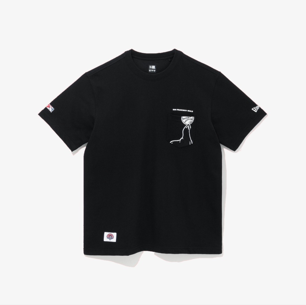 ★【New era】★MiLB EMBROIDERY POCKET T-SHIRT.S★Tシャツ★ ☆【New era】☆MiLB EMBROIDERY POCKET T-SHIRT.S☆Tシャツ