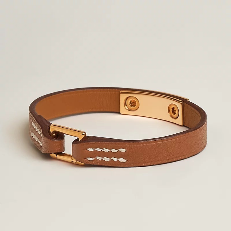 HERMES【海外限定色】◆ レザーブレスレット 《リヴァル・ミニ》