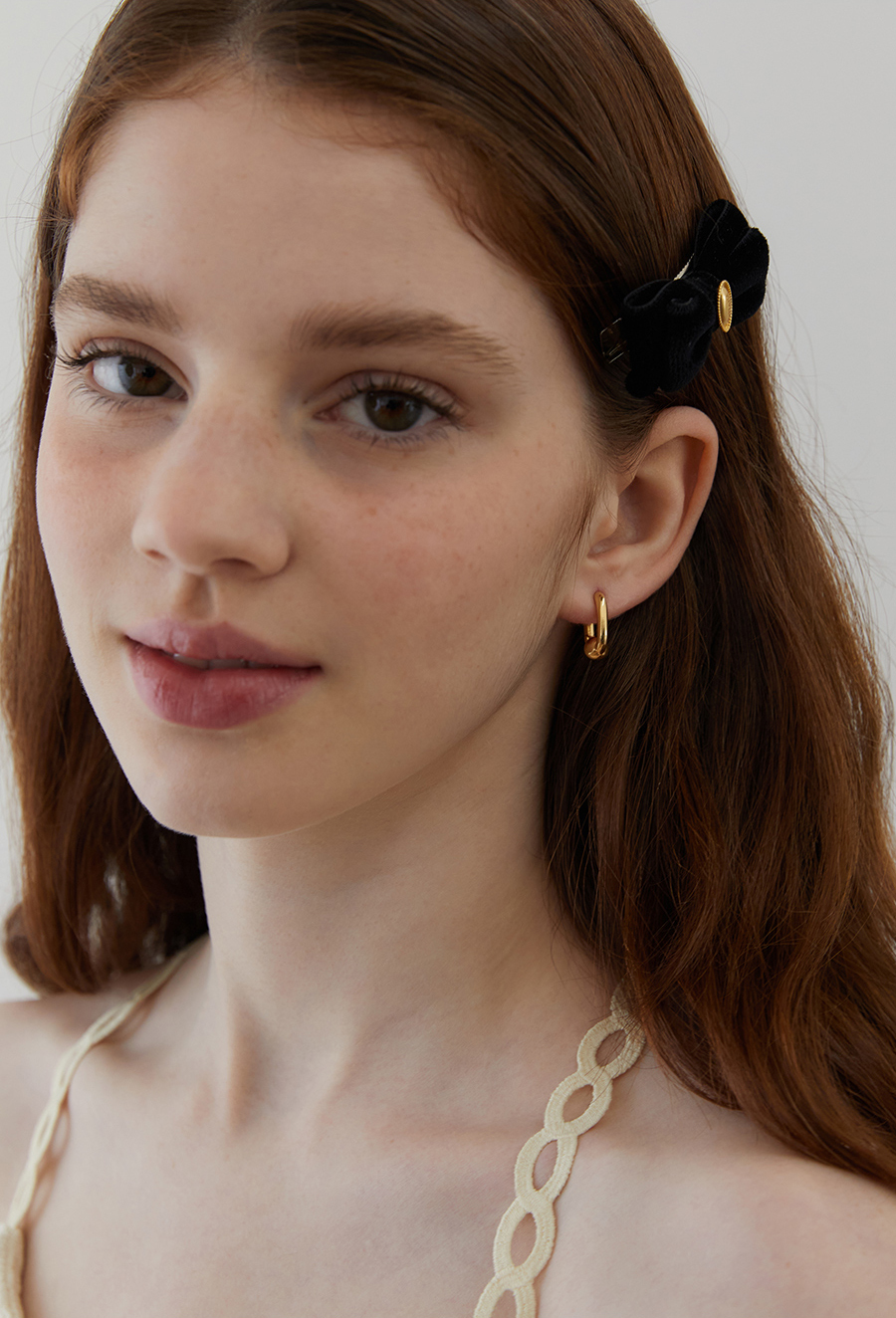 【TATIANA】Ball Ornament Round Hoop Earring EC1970〜ピアス TATIANA】Ball Ornament Round Hoop Earring EC1970〜ピアス