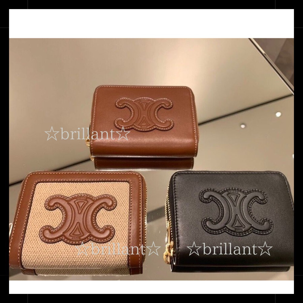CELINE コンパクト ジップウォレット (CELINE/折りたたみ財布