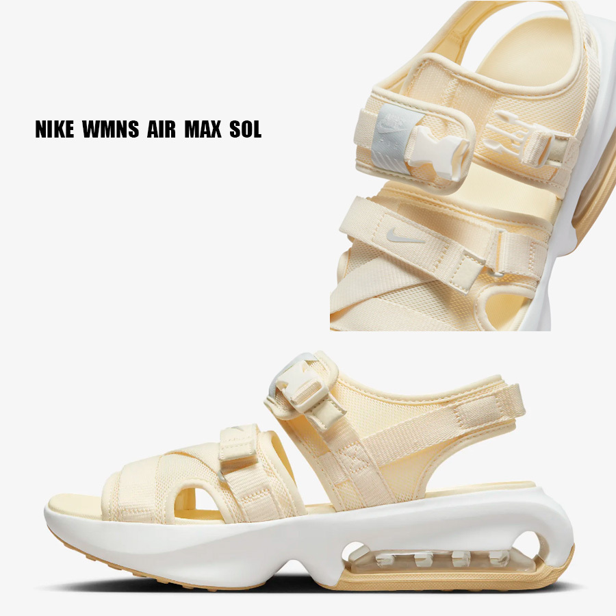 NIKE★WMNS AIR MAX SOL SANDAL★厚底 サンダル★COCONUT MILK