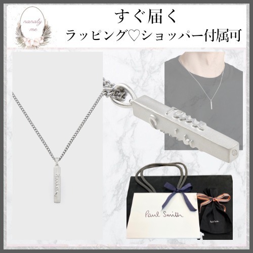 【シンプルおしゃれ♪】ポールスミス ロゴ ネックレス