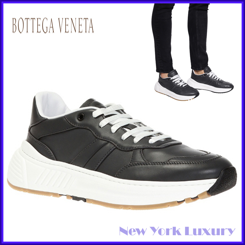 Bottega Veneta★Men’s Speedster Calf Leather Sneakers