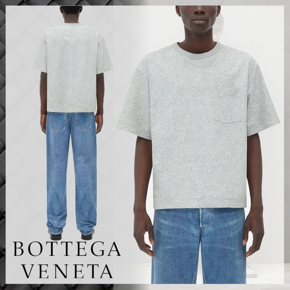 BOTTEGA VENETA 23SS新作 プリントレザー Tシャツ