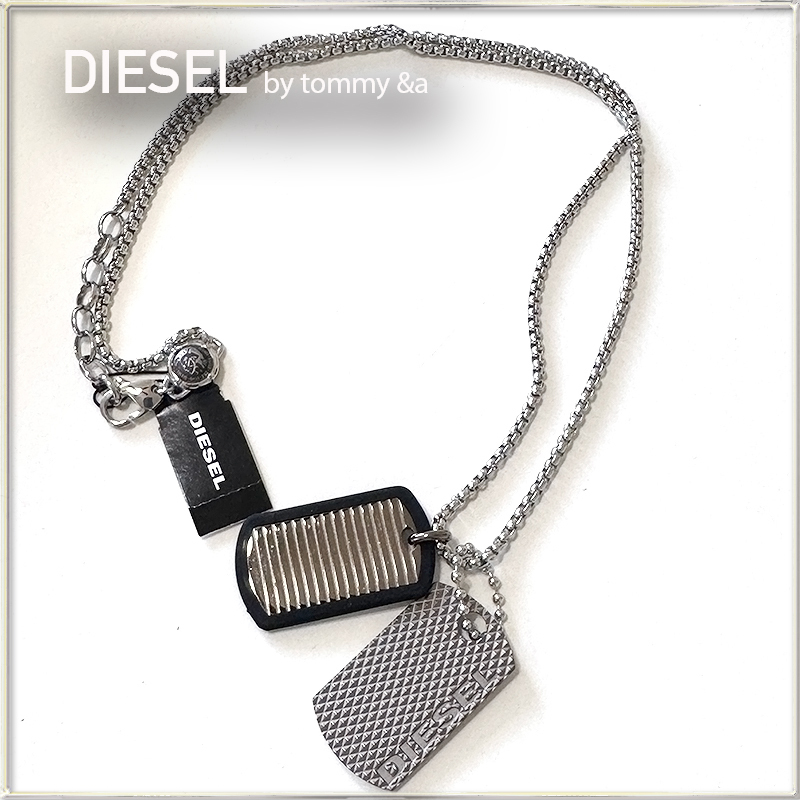 ★クール★Stainless Steel Double Dogtag Necklace 在庫あり
