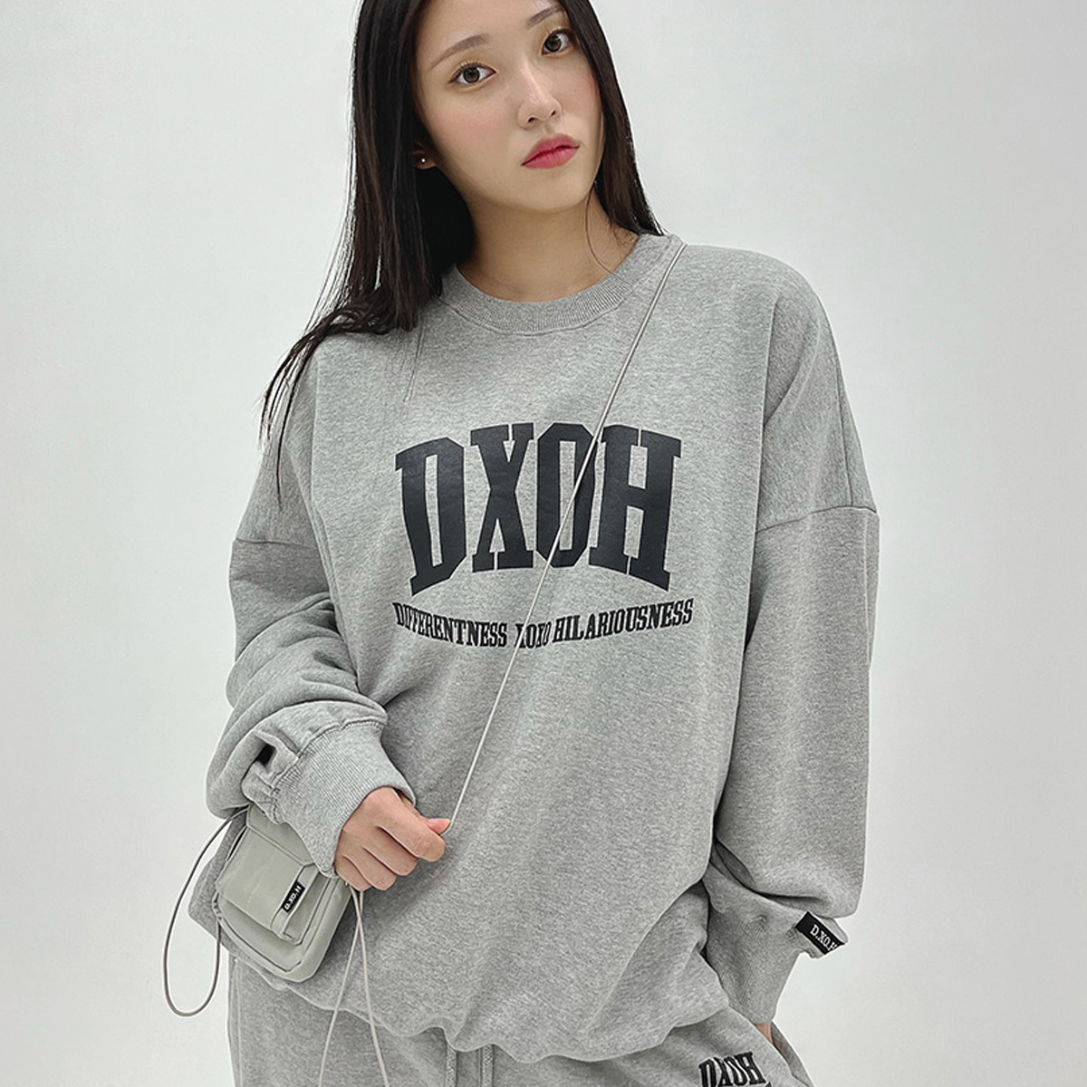 ★DXOH★Arch logo mtm grey★正規品/韓国直送料込/ユニセックス