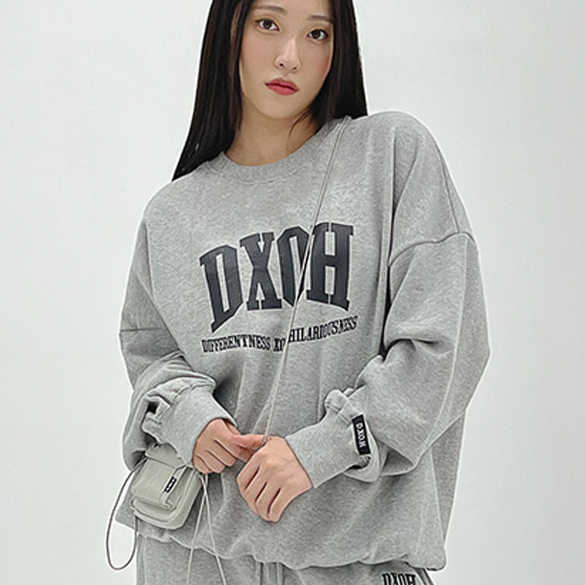 ★DXOH★Arch logo mtm grey★正規品/韓国直送料込/ユニセックス