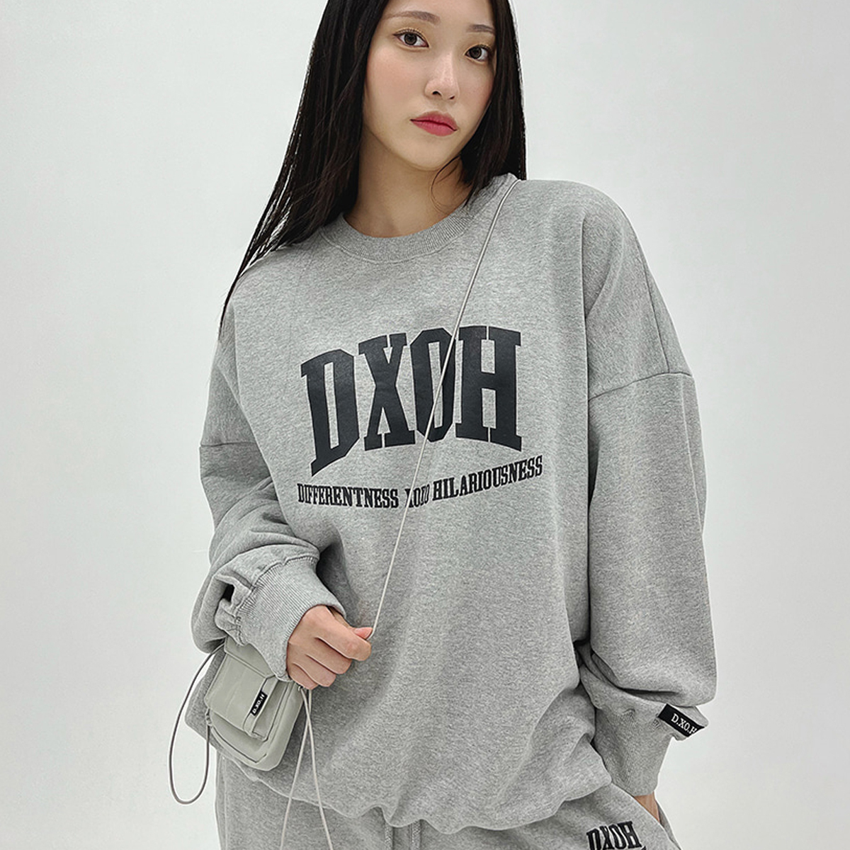 ★DXOH★Arch logo mtm grey★正規品/韓国直送料込/ユニセックス