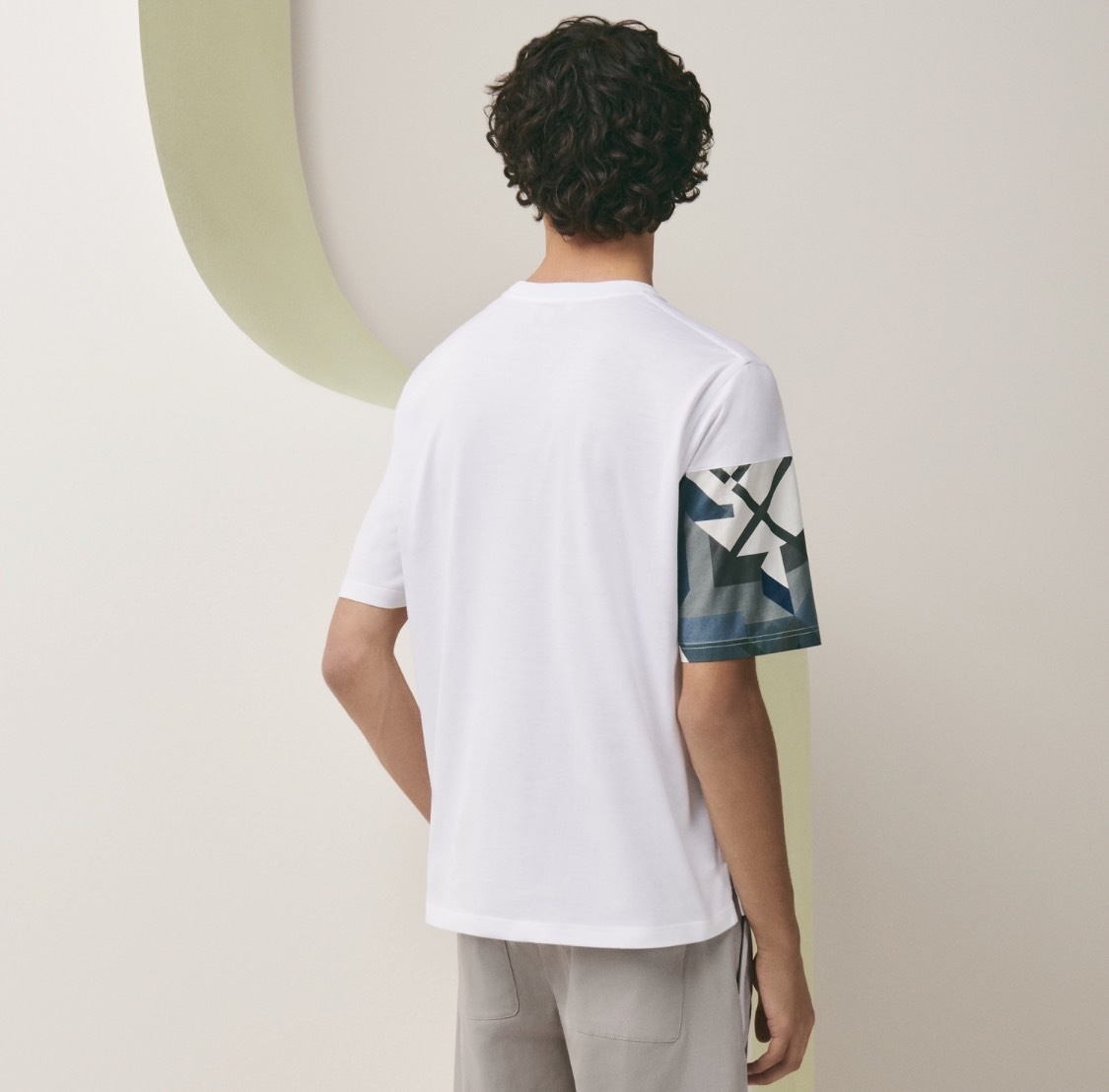 《23SS★》HERMES Tシャツ poche en cavale コットン
