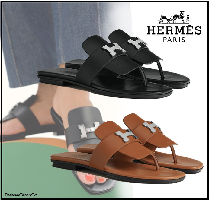 【希少品】Hマークがポイント★HERMES★Galerie サンダル