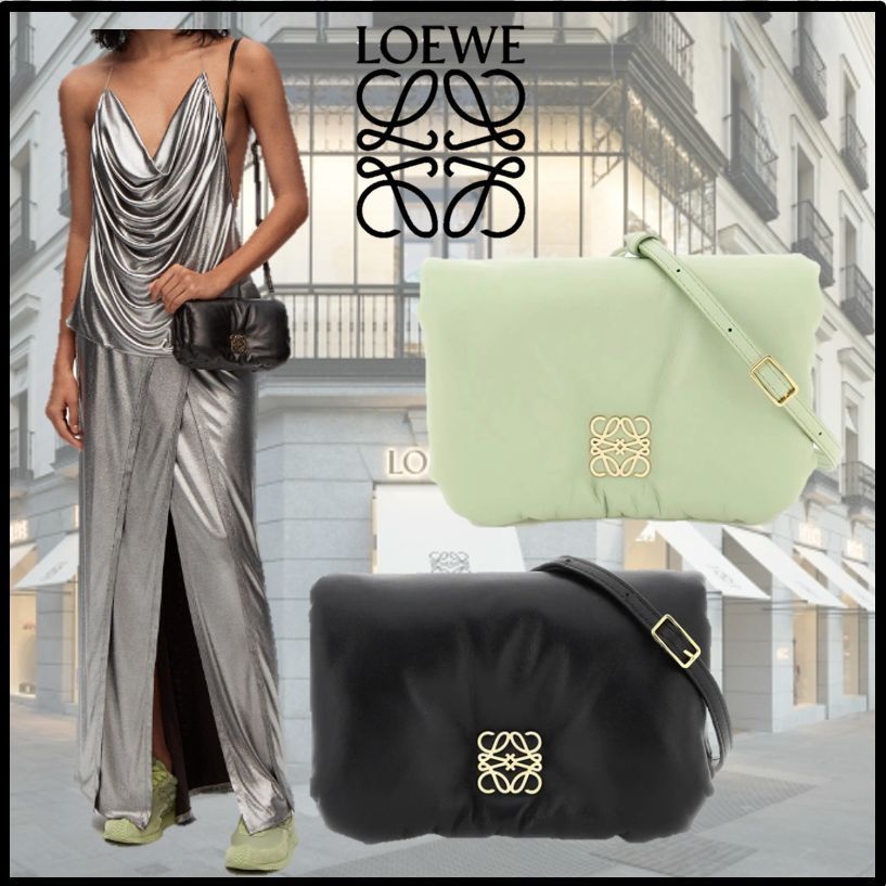 【関税込み】LOEWE パファー ゴヤバッグ ミニシャイニーナパラム