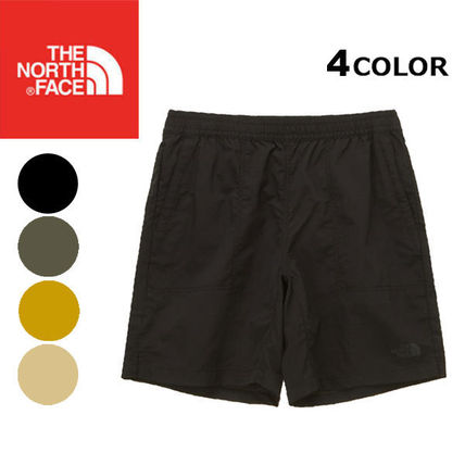 THE NORTH FACE More Shorts Unisex Nylon Street Style Plain Logo Shorts