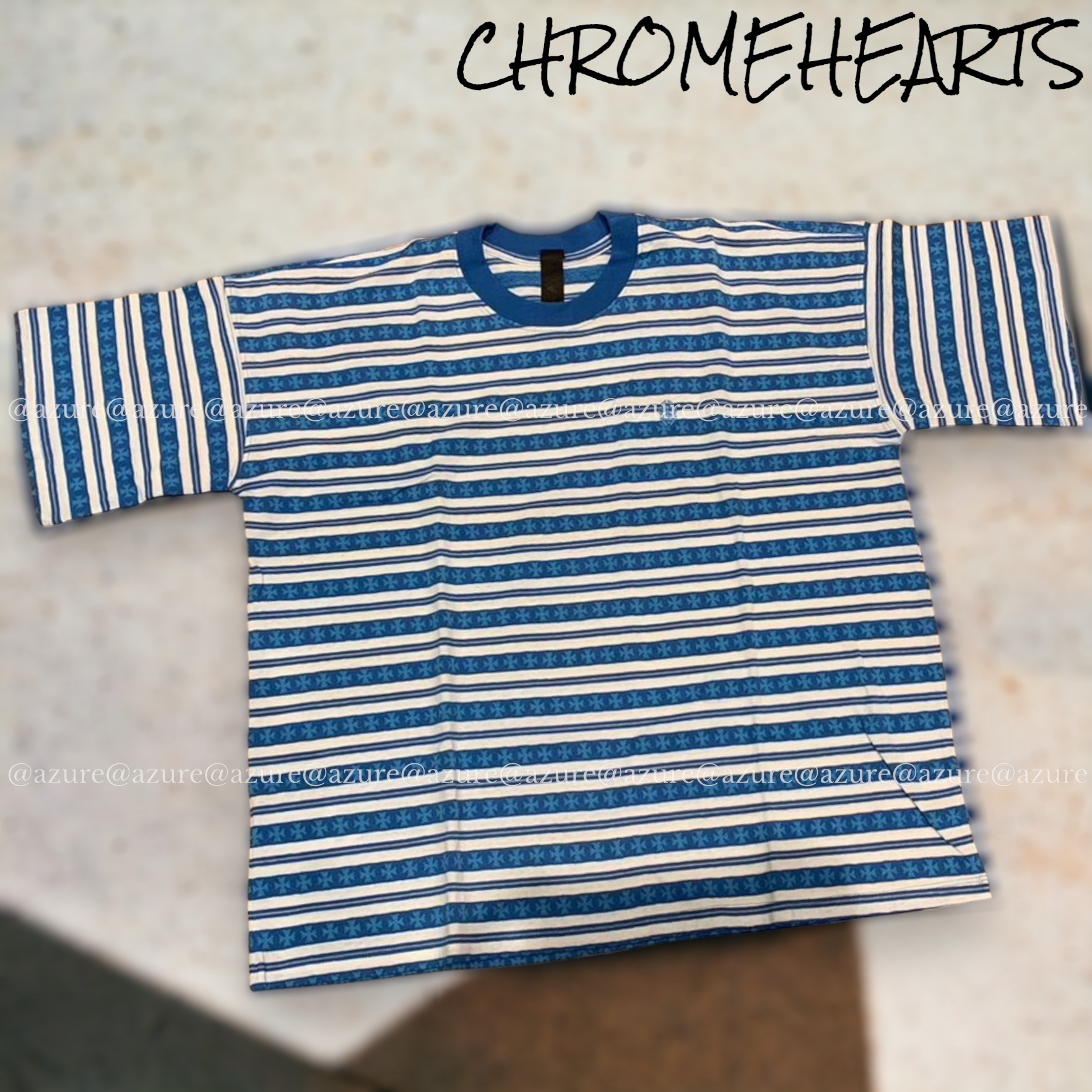 直営店♪CH Teens from mars T-shirt blue/white