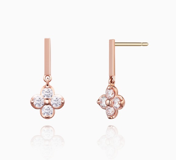 【MEJURI】軟骨ダイヤモンドミニフープシングル＊14k MEJURI】シングル軟骨ピアス パヴェダイヤモンド ミニ フープ