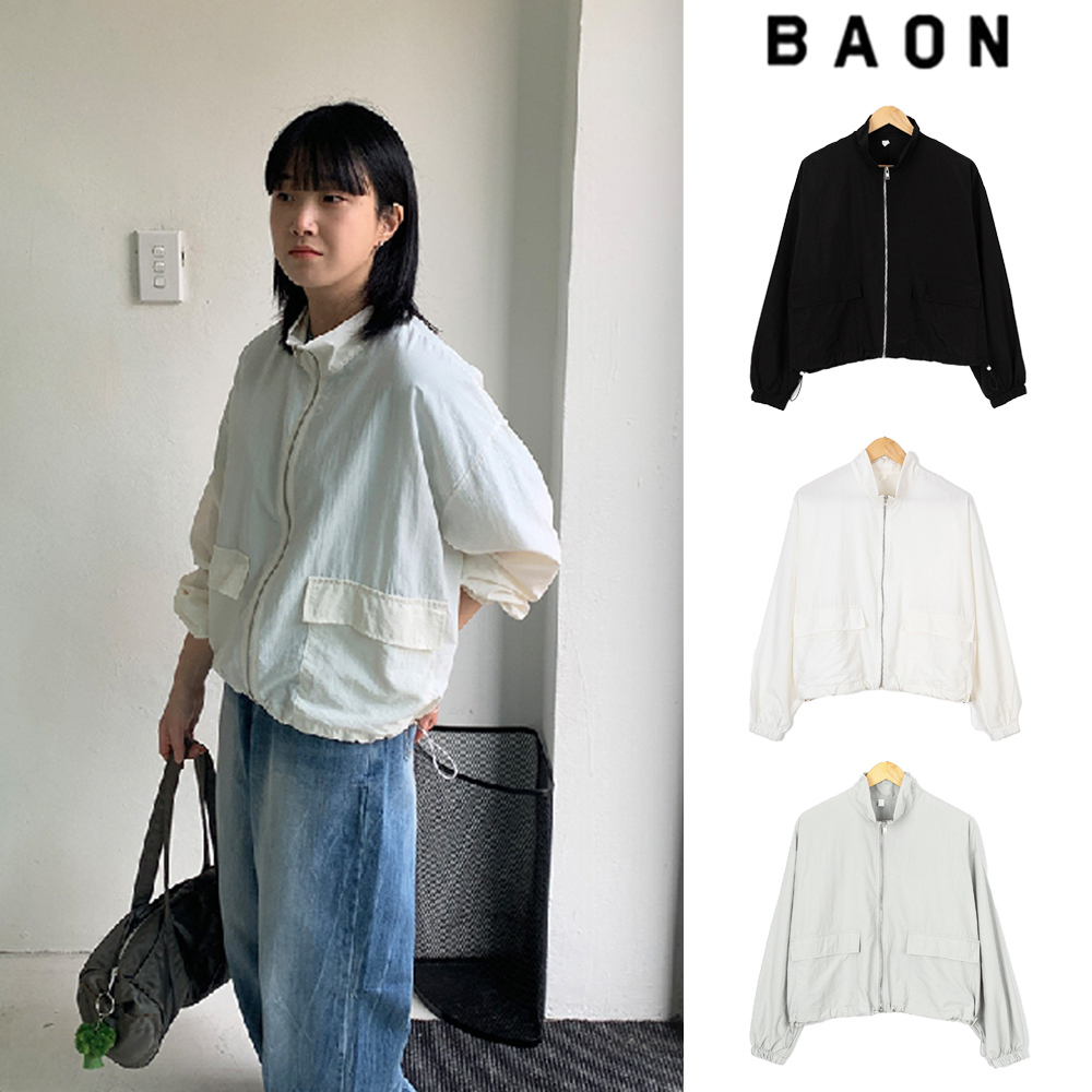 【BAON】Momens String Pocket Wind Jacket