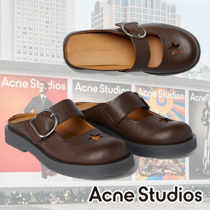 Acne Studios ベリジャンミュール ブラウン ☆【名入れ無料