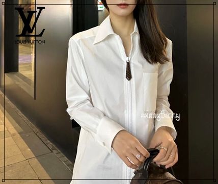 Louis Vuitton Shirts & Blouses Monogram Casual Style Long Sleeves Plain Party Style