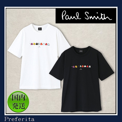 【Paul Smith】プリントTシャツ Spray Can Caps コットン