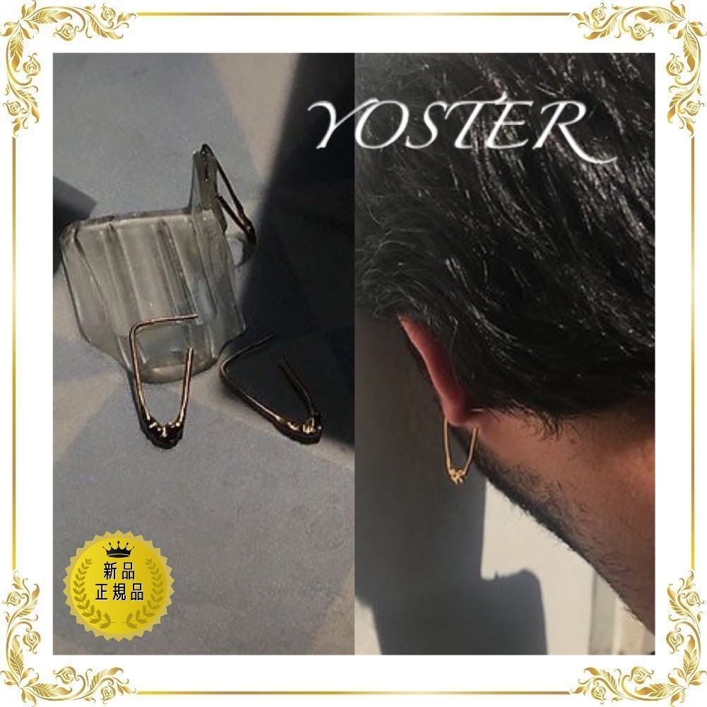 YOSTER 溶けたイヤリング Melted Earrings 2色 ○関税送料無料○