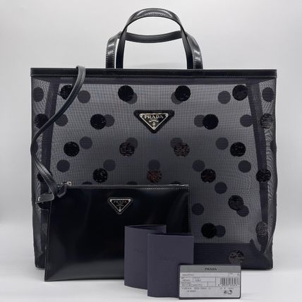 ★ PRADA/プラダ ★ トートバッグ 1BG451 PRADA - プラダ / PRADA クロシェ トートバッグ / かごバッグ