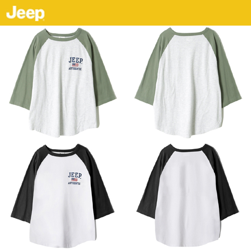★2023SS新作★JEEP★WOMEN Raglan Tshirts