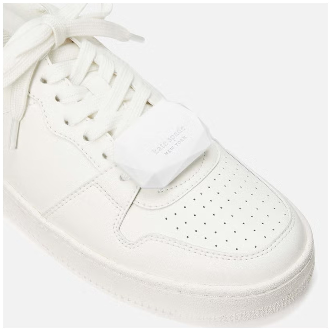 SALE《KATE SPADE》SPADE 本革 レザー スニーカー