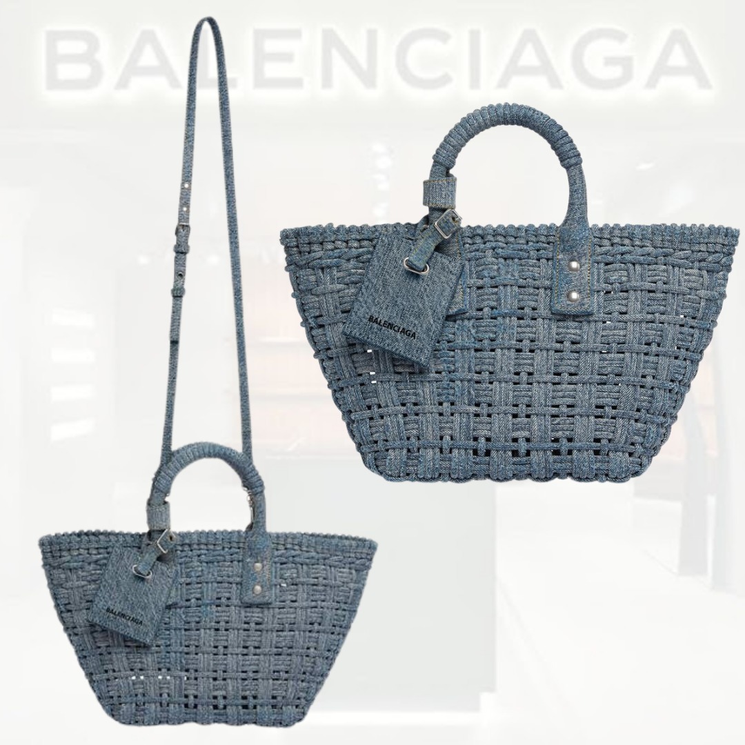国内発+BALENCIAGA+BISTRO XS ストラップ付バスケット