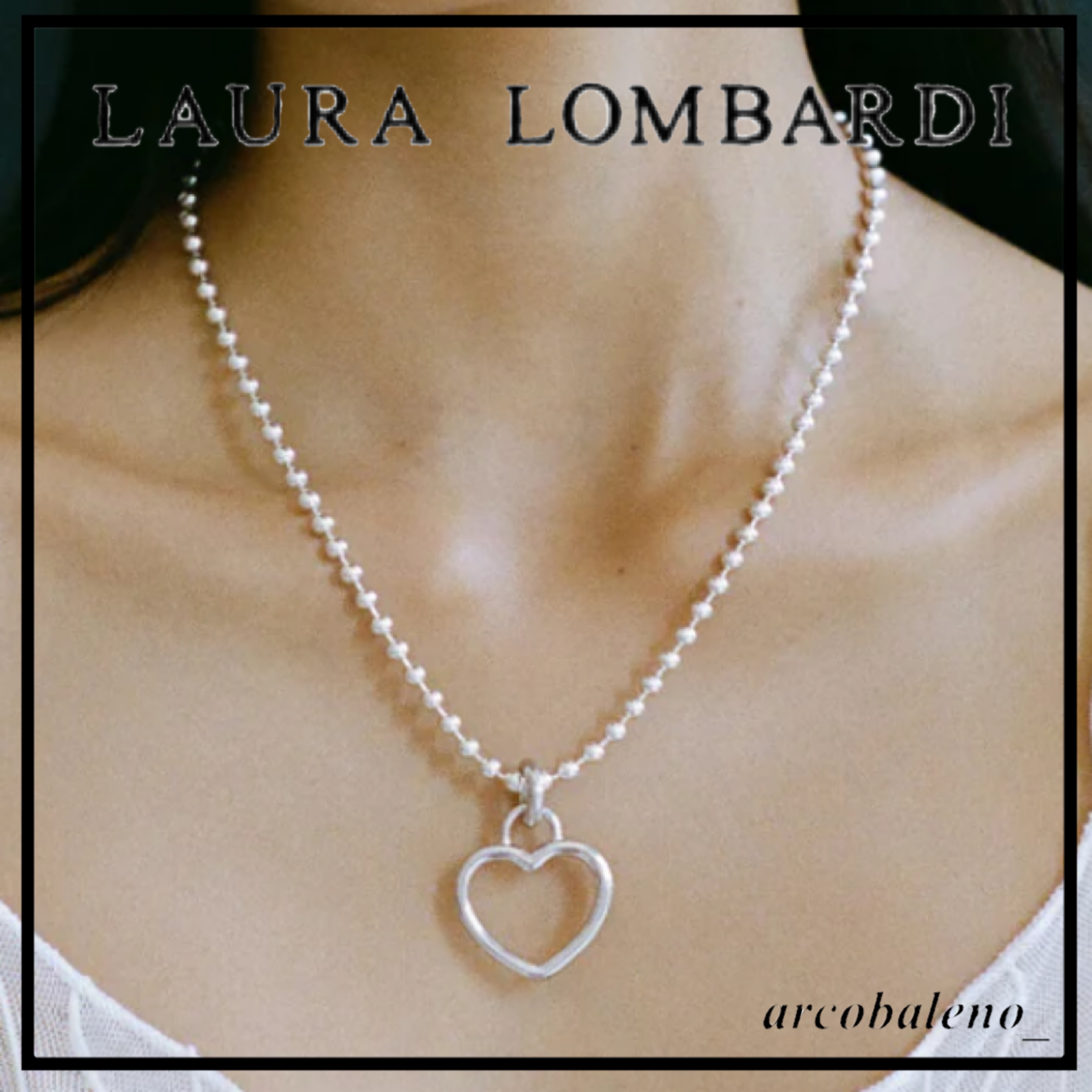 受注発注 【Laura Lombardiローラロンバルディ】ハートネックレス