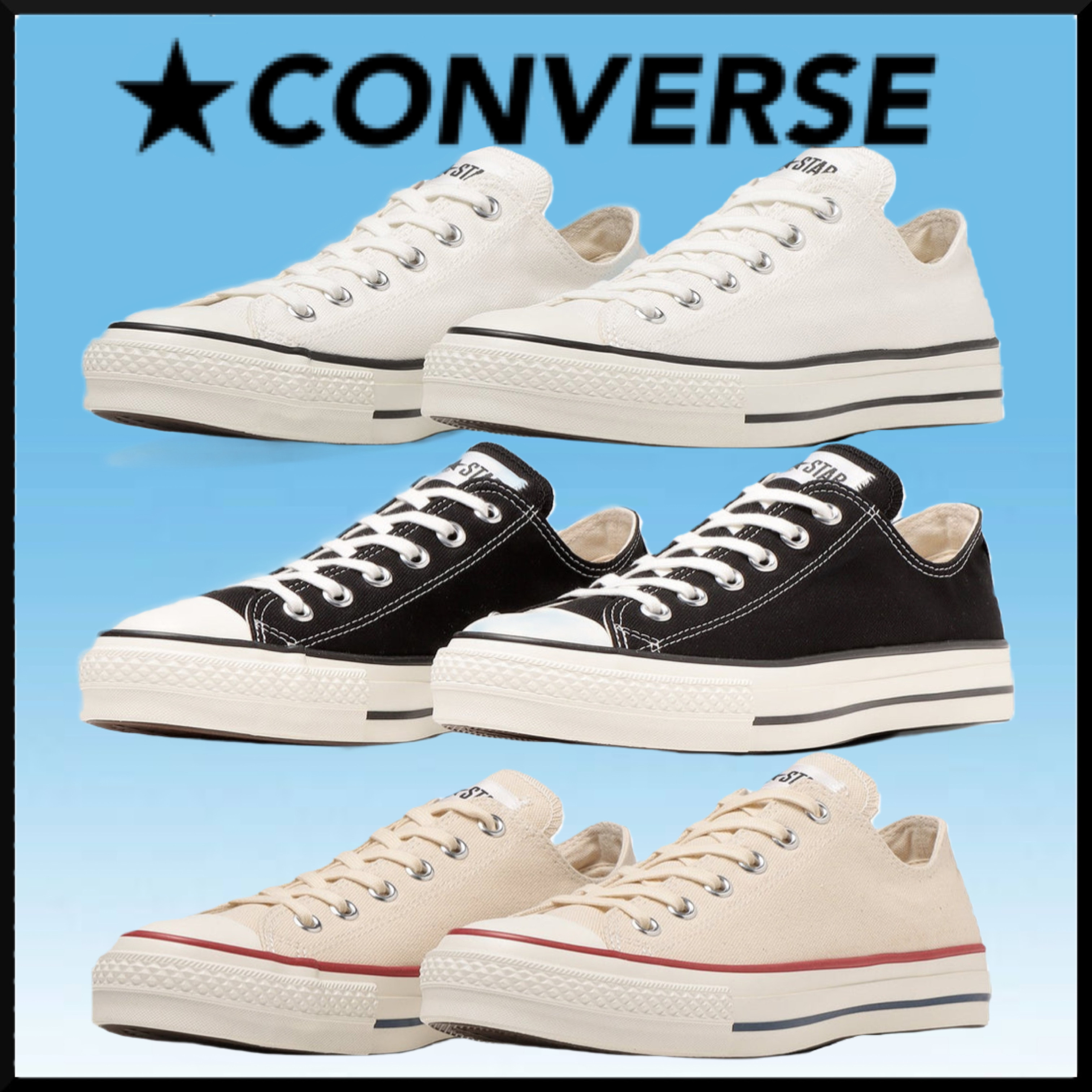 大人気★CONVERSE キャンバス オールスターＪ ローカット unisex