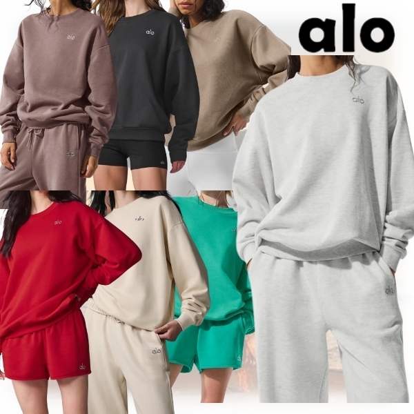 人気◆【ALO Yoga】ACCOLADE CREW NECK PULLOVER ◆プルオーバー