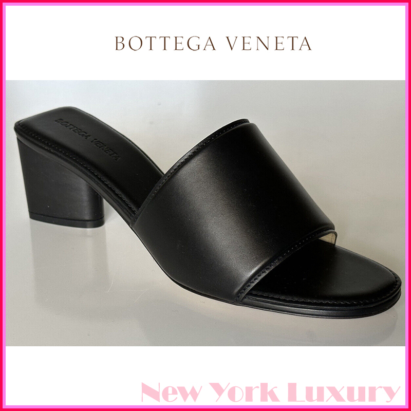Bottega Veneta★素敵！Calf Leather Sandals Shoes Black