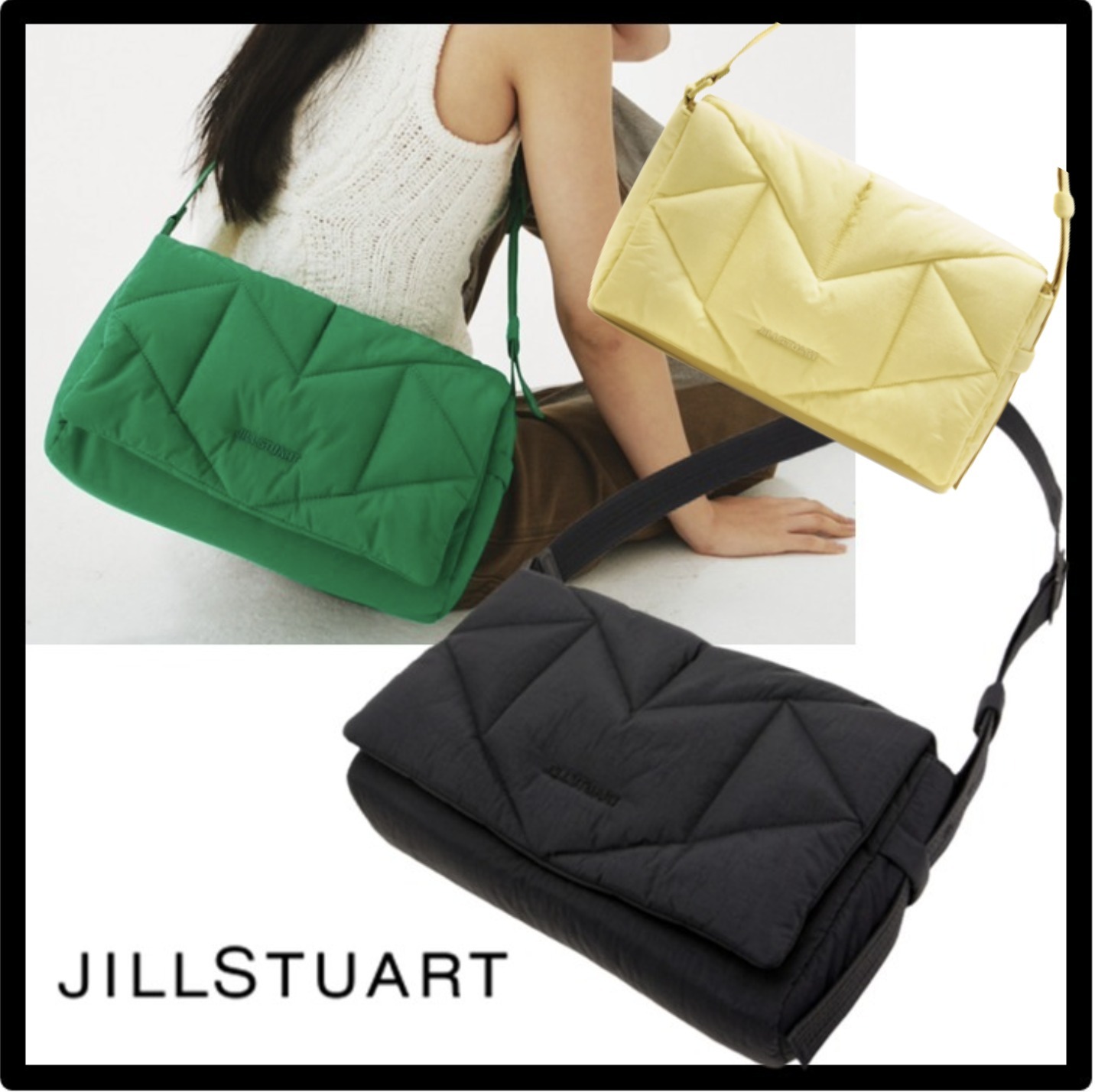 ☆関税込☆JILLSTUART★ROSELLA PADDING shoulder bag★