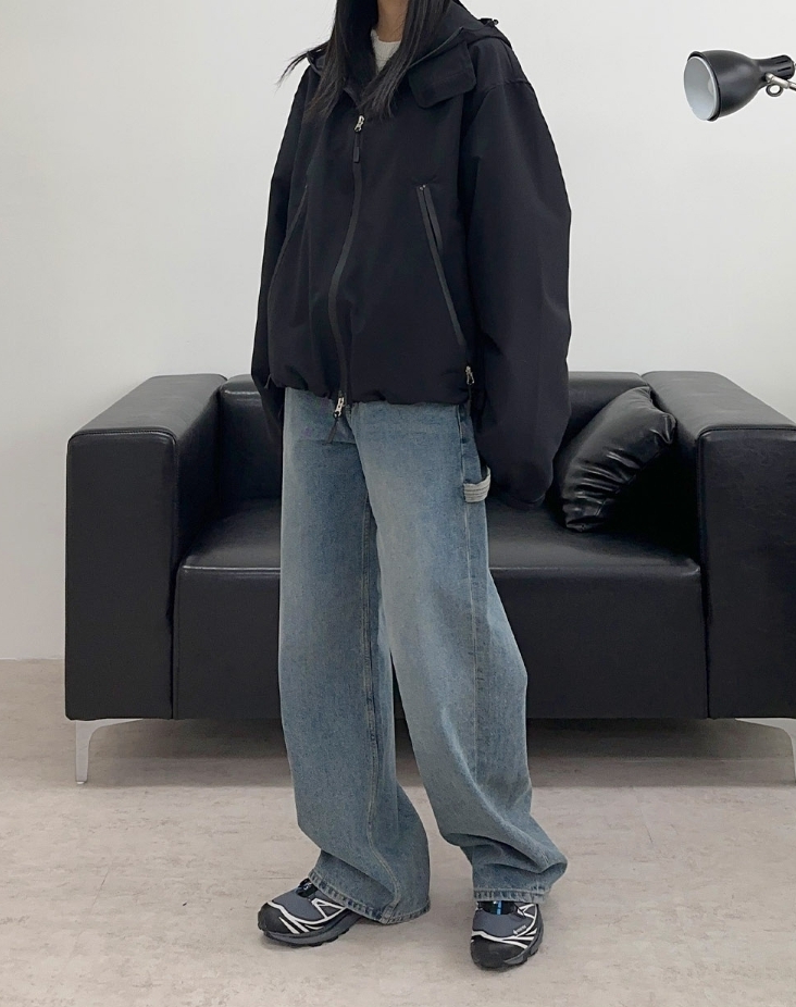 SATIIIZ】God Carpenter Wide Denim Pants (SATiiiZ/デニム