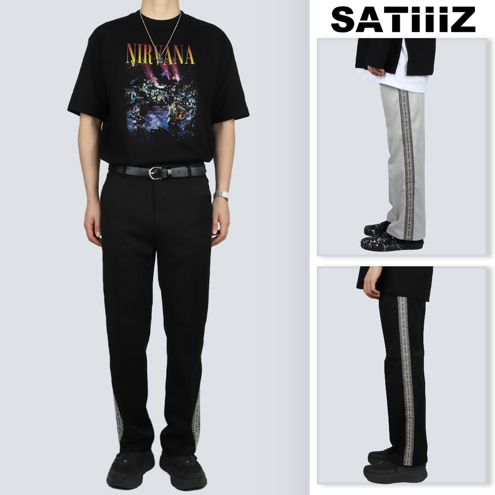【SATIIIZ】Elas Ethnic Slacks