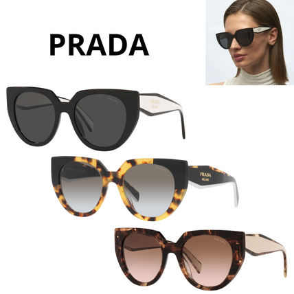 PRADA Sunglasses Unisex Cat Eye Glasses Sunglasses