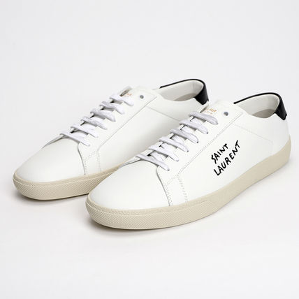 関税・送料込 Saint Laurent LEATHER スニーカー レザー（本革） Saint Laurent(サンローラン) スニーカー(メンズ