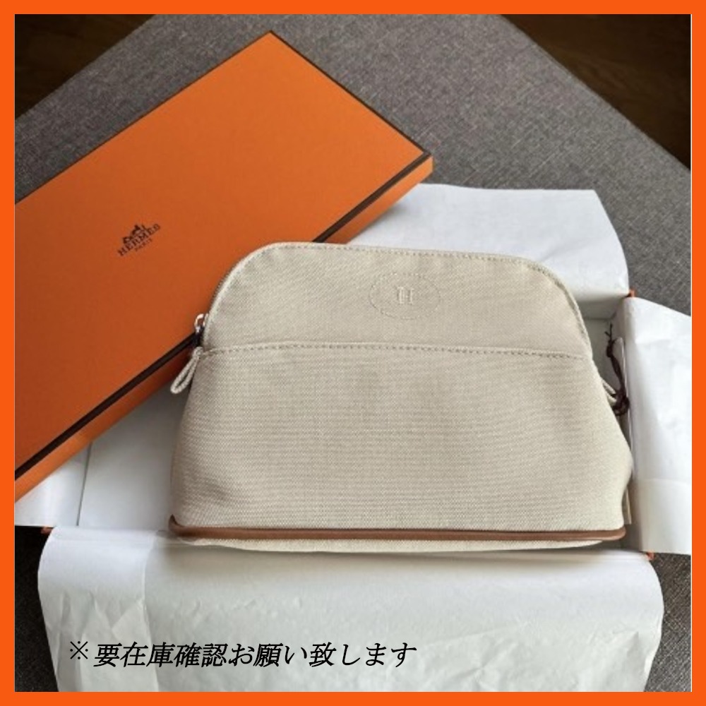 人気カラー♡【HERMES】ボリードポーチ ミニ ♪