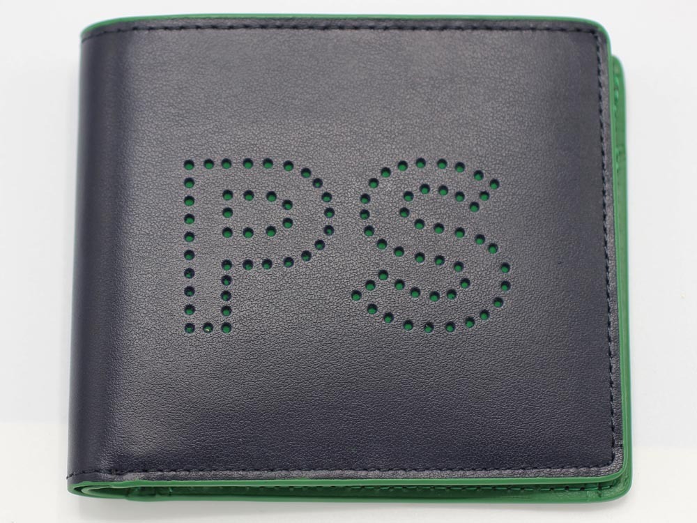 PS ポールスミス 二つ折り財布 M2A-7395-KPERPS ネイビー レザー