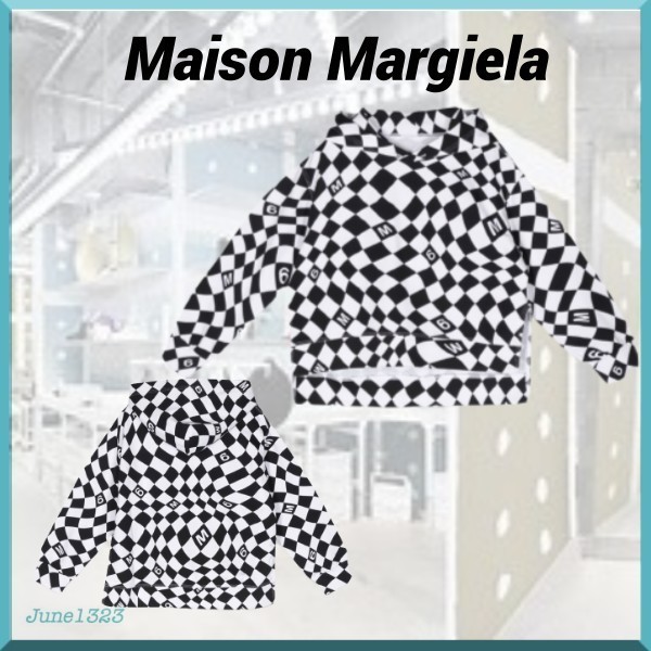 大人もOK【Maison Margiela】 オプティカル スウェットシャツ 本店