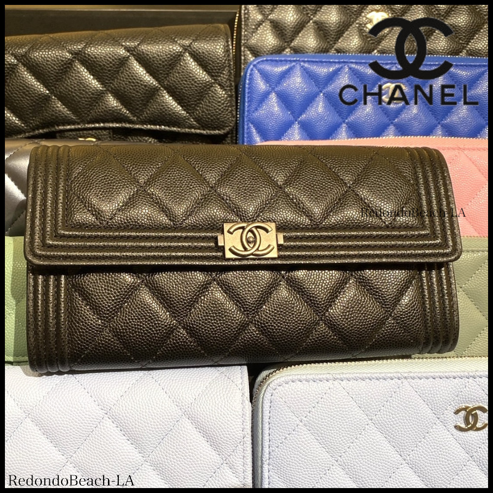 【上質で優雅な毎日】CHANEL★長財布★高級感あるキャビアスキン
