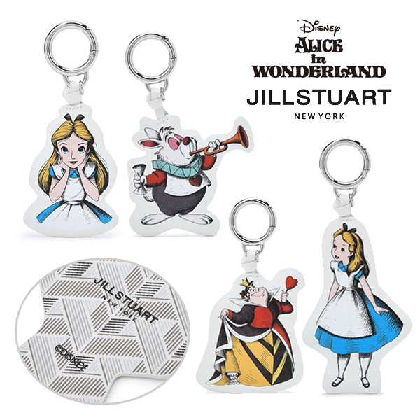 JILLSTUART × DISNEY [ALICE] CHARM KEYHOLDER BMH509