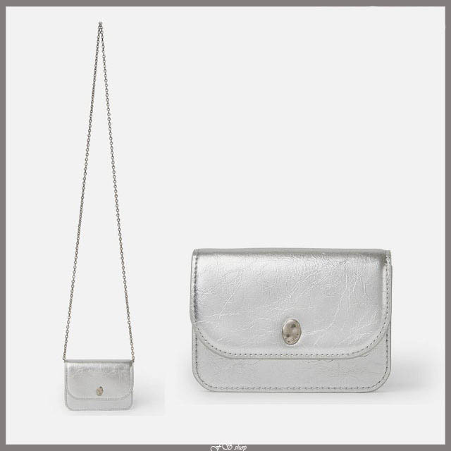 OSTKAKA ★ KNOT CARD WALLET SILVER [正規品/関税込]