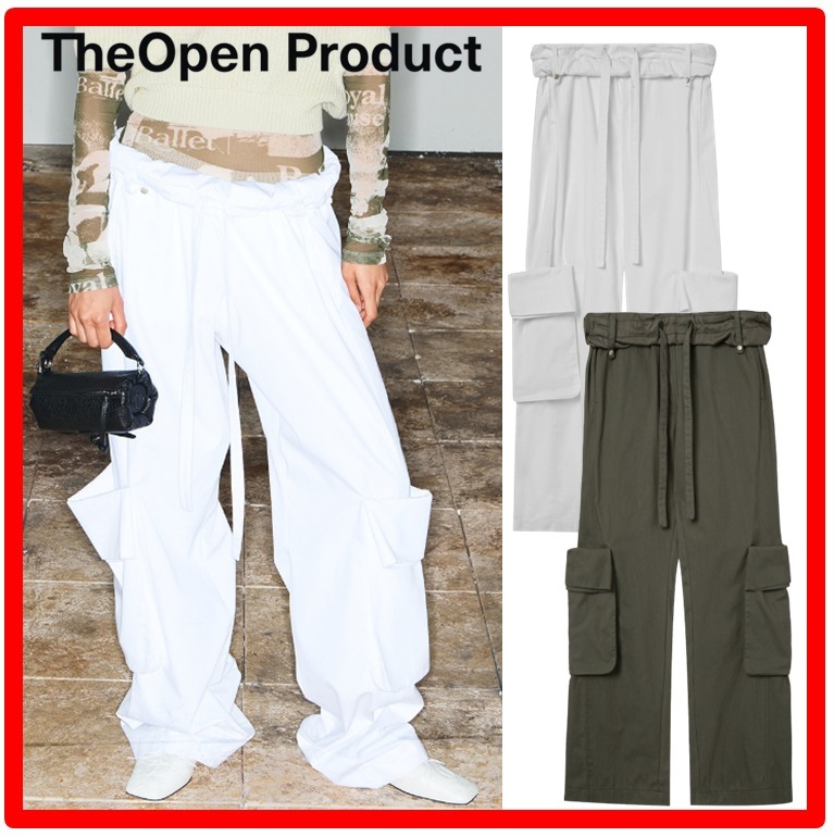 ☆人気☆【TheOpen Product】☆ROLLED WAIST CARGO PANT.S☆