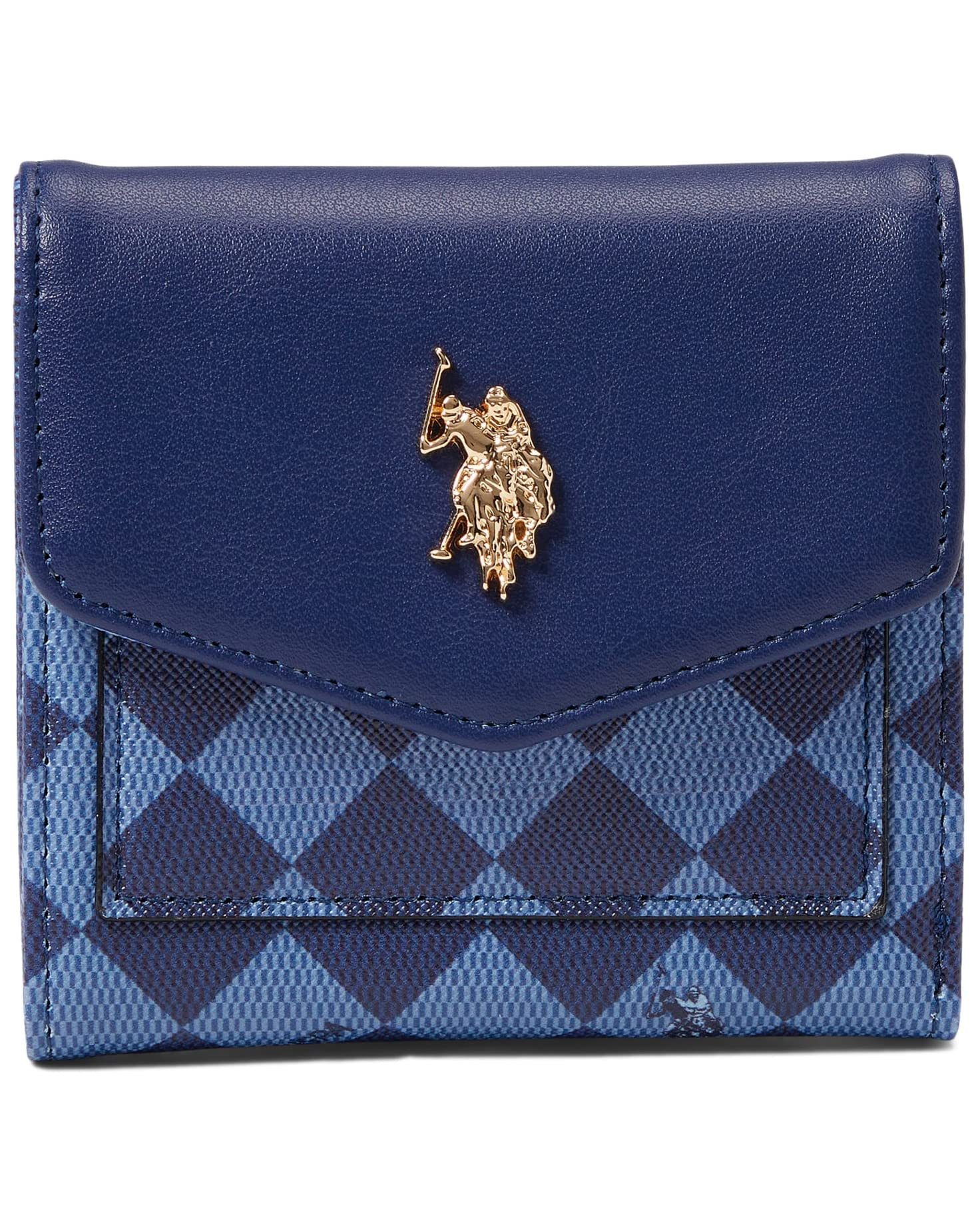 U.S.Polo Assn. メタルロゴ コンパクト財布 3つ折り 関税送料込