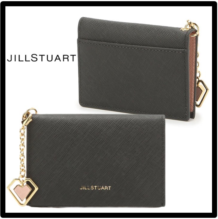 関税込☆JILLSTUART★[DIA-HEART] DECORATED 2-TIER CARD WALLET