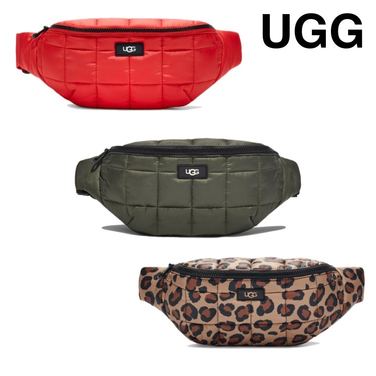 【高額売筋】 大人気☆UGG☆アグ☆W GIBBS BELT BAG PUFF☆ベルトバッグ (UGG バッグ
